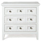 Heron Cove - Relaxed Traditional Chalk White Three Drawer Nightstand - Chalk White