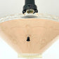 1930’s Peach Frosted Art Deco Suspended Chandelier Ceiling Light