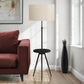63" Floor Lamp with Table Shelf
