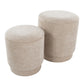 Upholstered Contemporary Ottoman Set