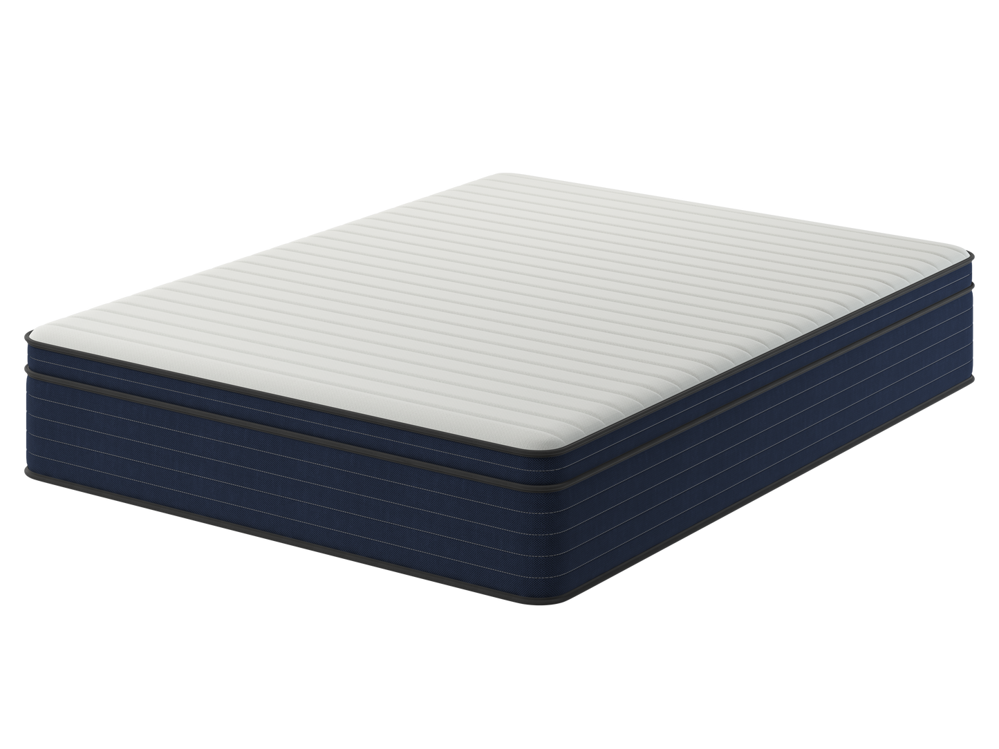 12 Inch Queen Size Medium Firm Euro Top Hybrid Mattress
