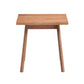 Natural Wood Armchair and Matching Square End Table, 2-Piece Living Room Set