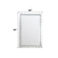 Nysa - 47" Accent Mirror - Mirrored & Faux Crystals