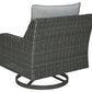 Elite Park - Swivel Lounge w/ Cushion - Gray
