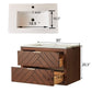 30" Pre-Assembled Wall Mounted & Floating Single Vanity Cabinet