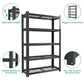 72"H 5-Tier Adjustable Heavy Duty Shelving Rack