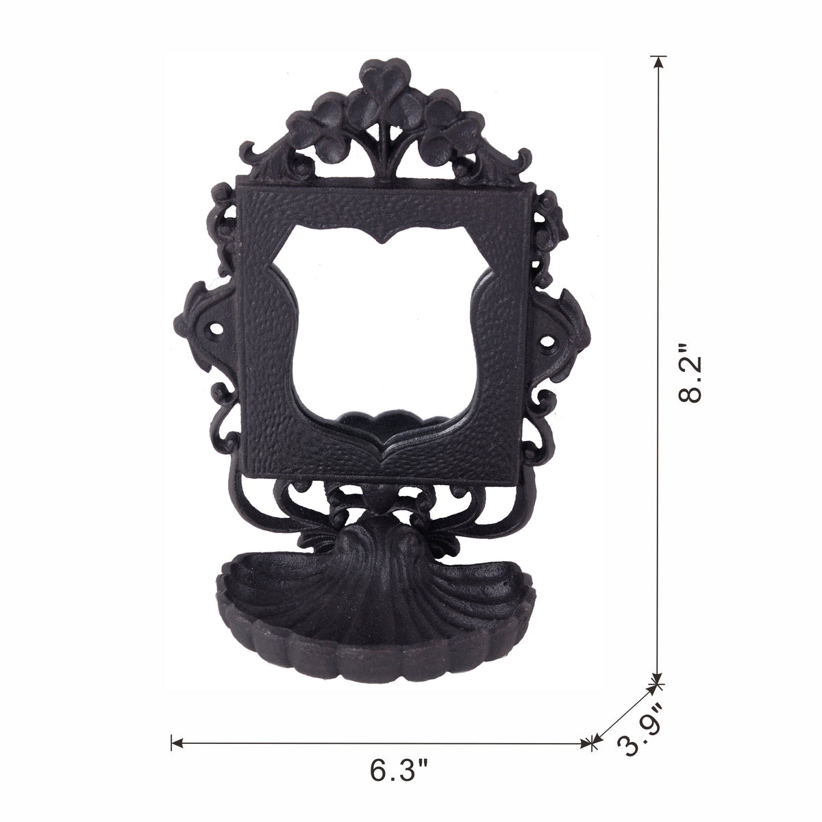 6.3x3.9x8.2" Soap Dish Set - 2 Pieces