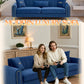 FX-P11-RB 87.4 Inches Upholstered Sofa Couch