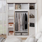 70.87" Tall 8-Door Large Capacity Armoire Wardrobe Closet