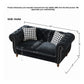 Chesterfield Velvet Upholstered Sofa