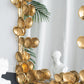 Full Length Mirror with Gold Leaf Accents