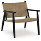 Halfmore - Accent Chair - Black / Natural