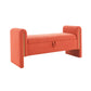 Modern Teddy Upholstered Large Bed End Bench With Arms And Storage - view 2