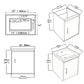20" Floating Bathroom Vanity Combo
