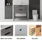 36 Inch Freestanding Bathroom Vanity with Sink and Soft-Close Drawer