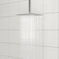 8" Ceiling Mounted Shower Arm with Flange in Brushed Nickel