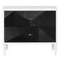 Dubni - Accent Table - White & Black