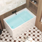 47" Acrylic Freestanding Bathtub with Seat