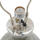 D15x23" Glass Table Lamp - Bottle Shape