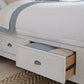 Heron Cove - Complete Panel Bed With Storage Rails