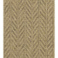 Earth GC_NTL1013 Jute/Mocha Indoor/Outdoor Area Rug