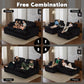 Double Chaise Lounge Chair, Oversized Upholstered Sleeper Cloud Couch - view 11
