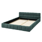 Queen Size Upholstered Bed Frame with Thick Fabric