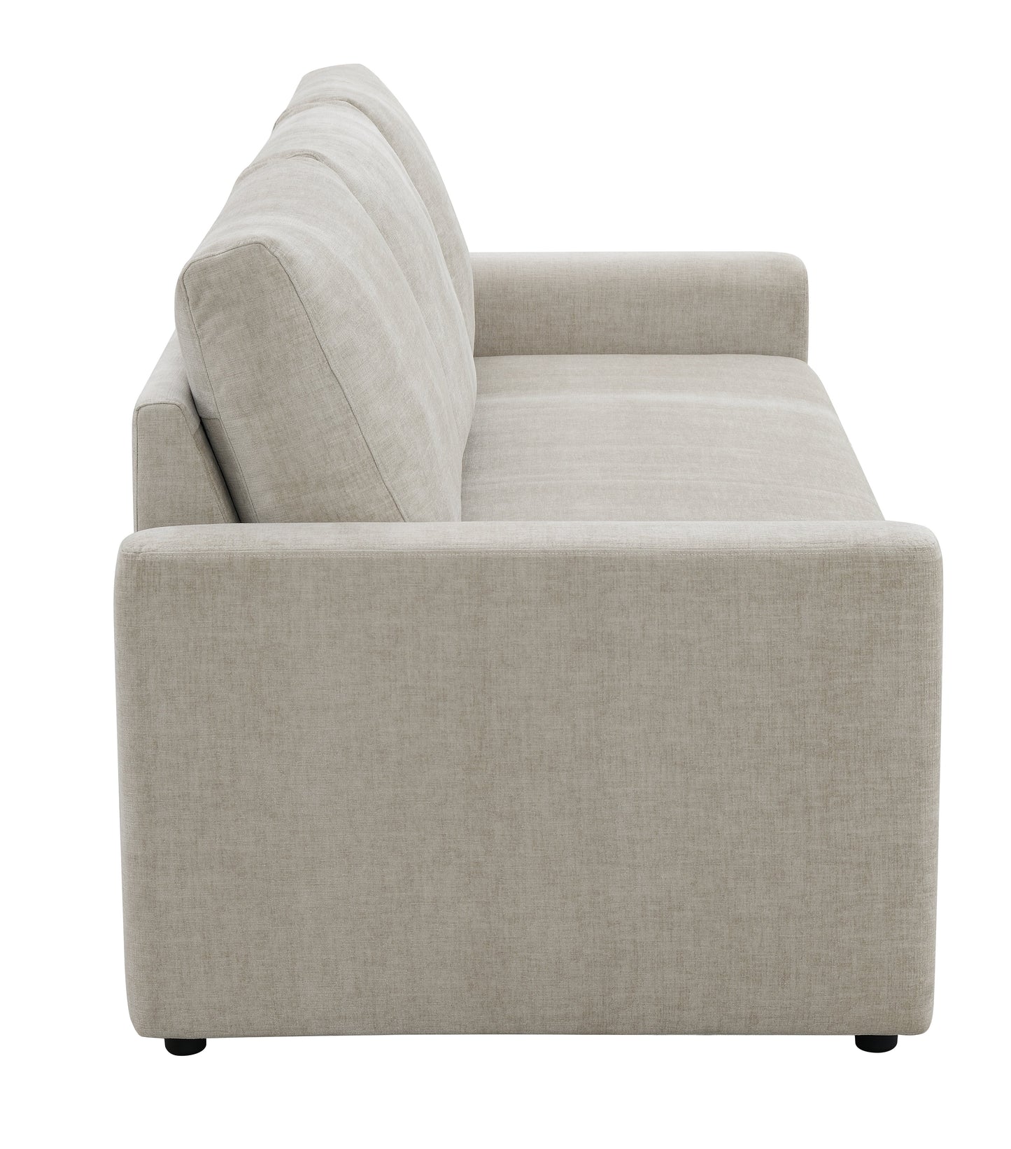 Leira Beige Linen Sleeper Sectional