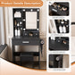 Vanity Table with Mirror & Adjustable LED Lights