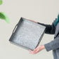 Set of 3 Decorative Galvanized Trays