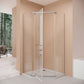 Frameless Neo-Angle Pivot Shower Enclosure - 36" x 36" x 72"