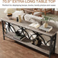 70.9” Extra Long Industrial Console Table