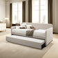 Jagger Fog Fabric Daybed With Trundle (Twin)