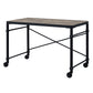 Oklarth - Writing Desk - Rustic Oak & Black