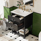 24" Bathroom Vanity with Ceramic Sink