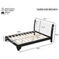 Queen Size Bed Frame in Black and White