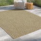 Earth GC_NTL1014 Jute/White Area Rug