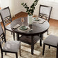 Langwest - Dining Room Table Set (Set of 5) - Brown