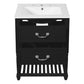 24" Bathroom Vanity with Ceramic Sink