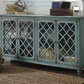 Mirimyn - Accent Cabinet - Vintage Finish - Antique Teal