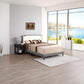 Charming Light Queen Bed