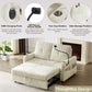Modern Loveseat Pull Out Sofa Bed With Adjustable Backrest, Two Cup Holders, A Phone Holder, Three Charging - view 6