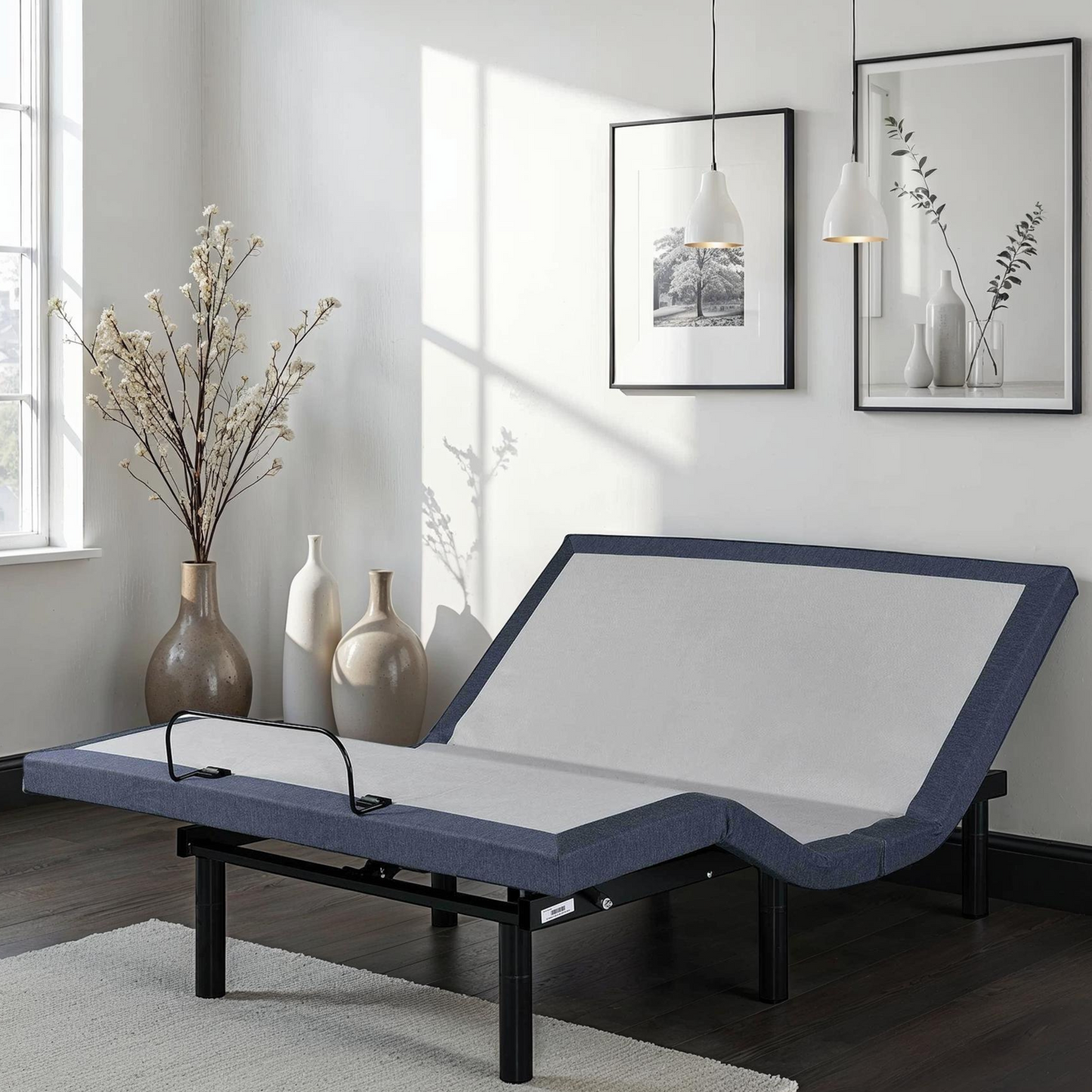 Full Adjustable Bed Base with Head and Foot Position Adjustments