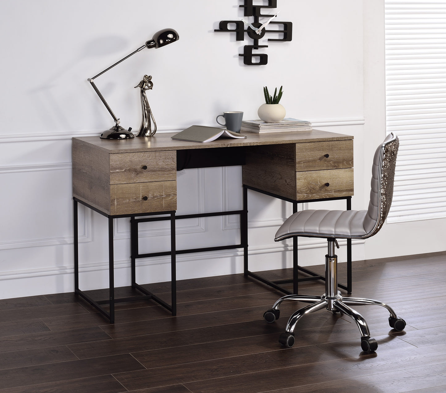 Desirre Rustic Writing Desk