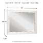 Paxberry - Bedroom Accent Mirror - Whitewash