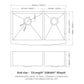 Double Bowl Farmhouse Kitchen Sink - 33"x20" Stainless Steel