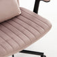 Pink Velvet Criss Cross Armrest Office Chair