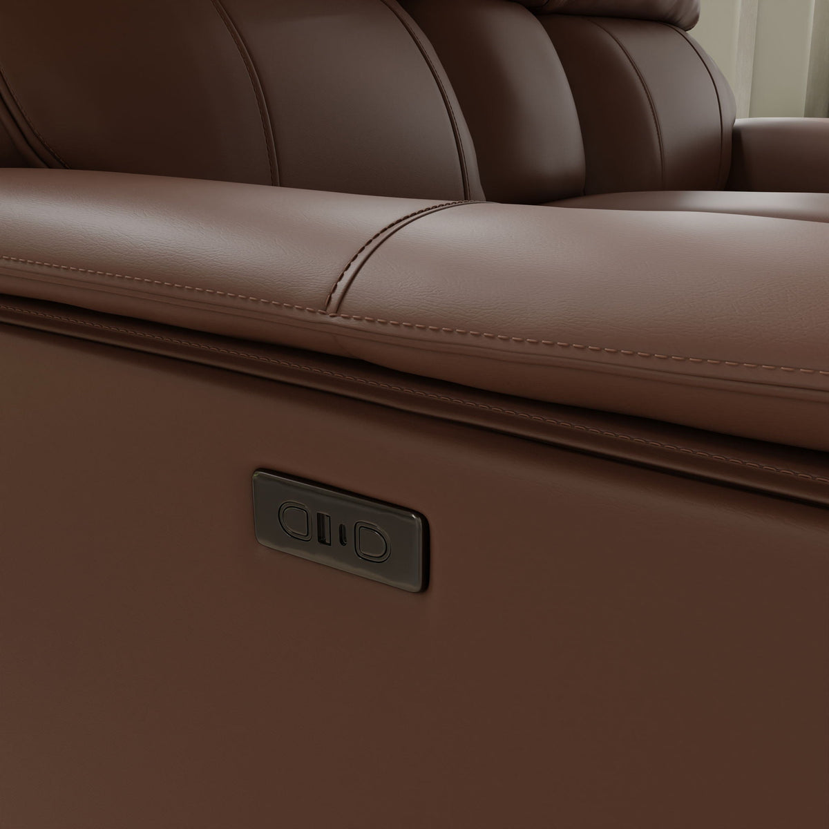 Oslo - Dual Power Reclining Loveseat With Console - view 7