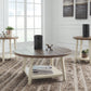 Bolanbrook - Occasional Table Set (Set of 3) - White / Brown / Beige