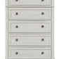 Robbinsdale - Five Drawer Chest - Antique White